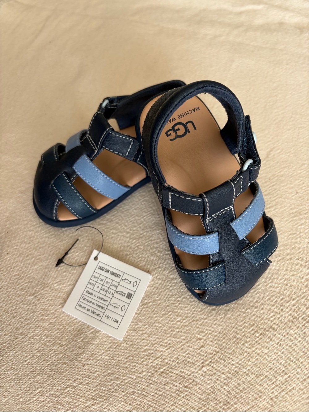 UGG Kolding Navy and Light Blue Sandals